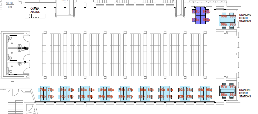 Seat map 77-102